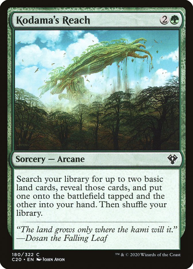 Kodama's Reach [Commander 2020] Magic: The Gathering