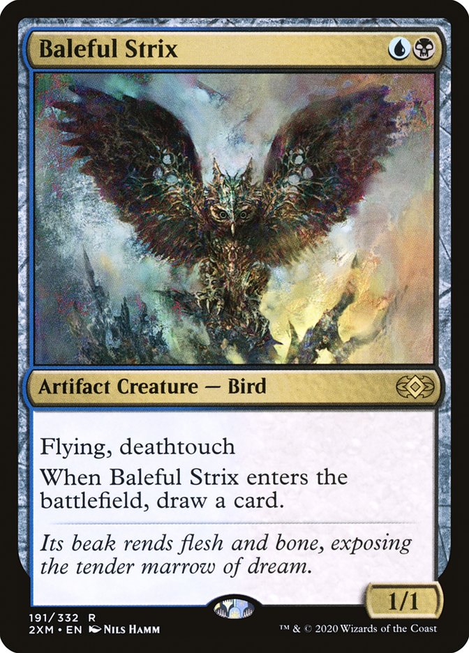 Baleful Strix [Double Masters] Magic: The Gathering