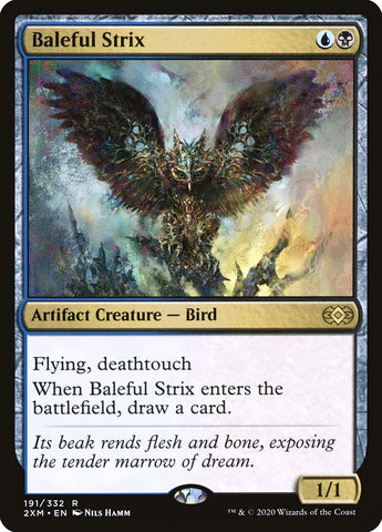 Baleful Strix [Double Masters] Magic: The Gathering