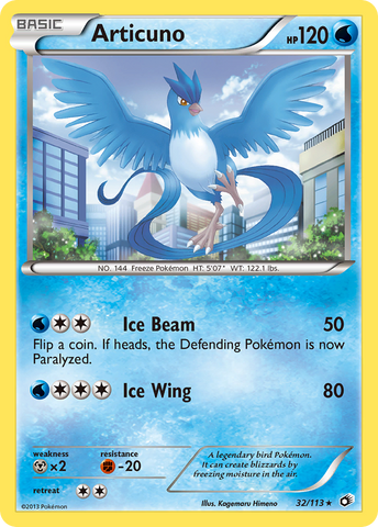 Articuno (32/113) [Black & White: Legendary Treasures] Pokémon