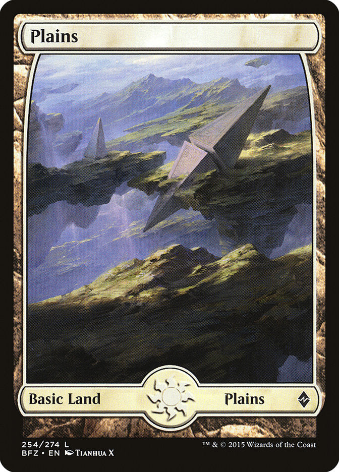 Plains (254) [Battle for Zendikar] Magic: The Gathering