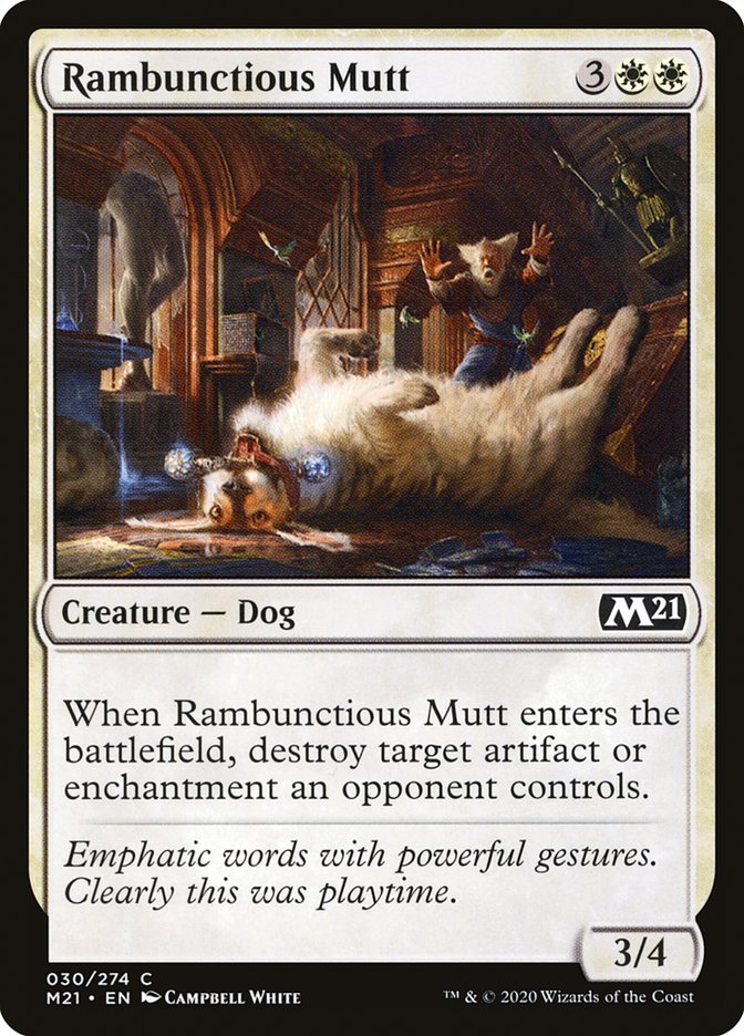 Rambunctious Mutt [Core Set 2021] Magic: The Gathering