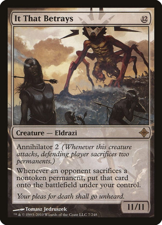 It That Betrays [Rise of the Eldrazi] Magic: The Gathering