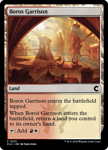 Boros Garrison [Ravnica: Clue Edition] Magic: The Gathering
