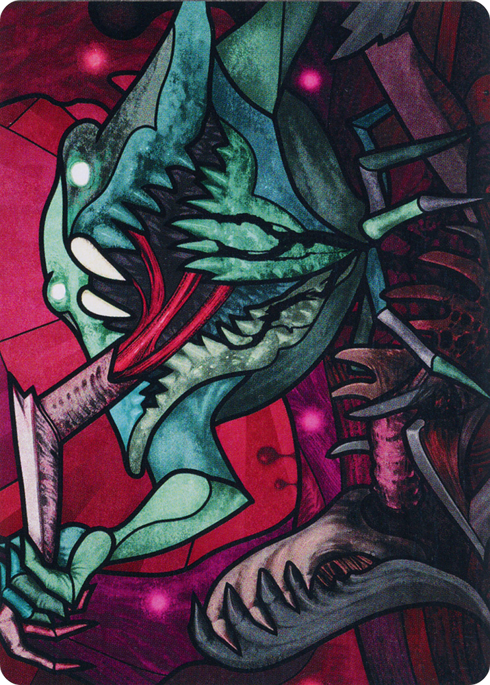 Yargle, Glutton of Urborg Art Card [March of the Machine Art Series] Magic: The Gathering