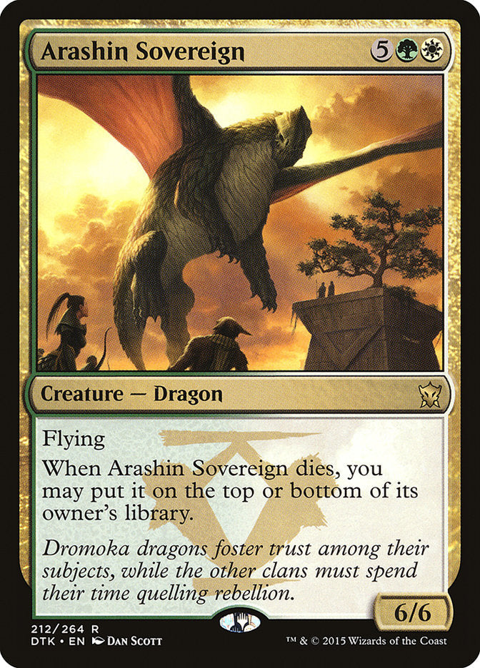 Arashin Sovereign [Dragons of Tarkir] Magic: The Gathering