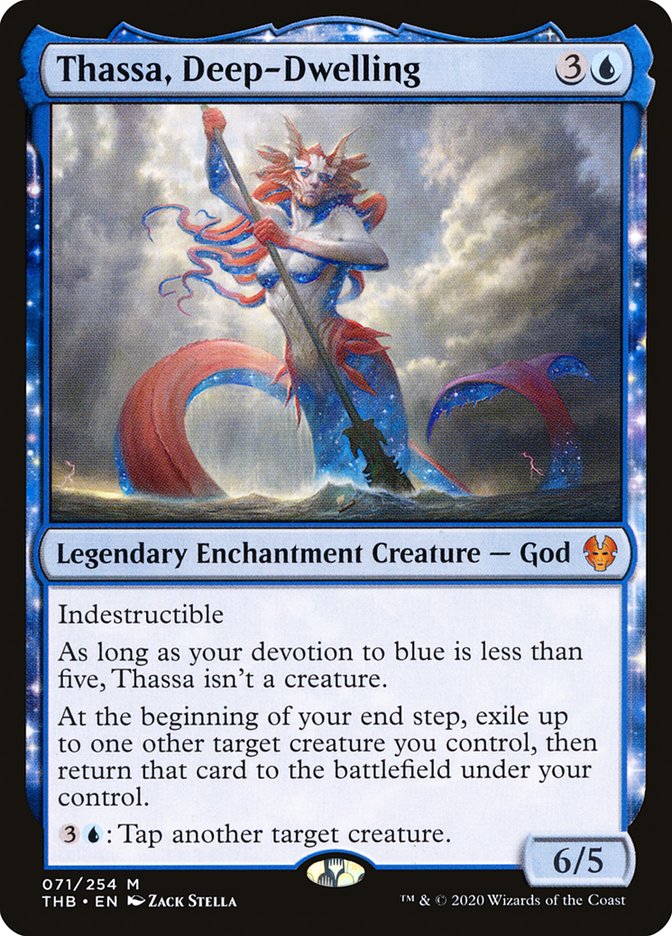 Thassa, Deep-Dwelling [Theros Beyond Death] Magic: The Gathering