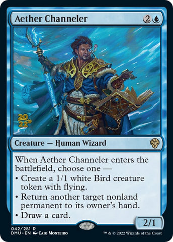 Aether Channeler [Dominaria United Prerelease Promos] Magic: The Gathering