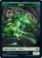 Ooze // Wurm (029) Double-Sided Token [Double Masters Tokens] Magic: The Gathering