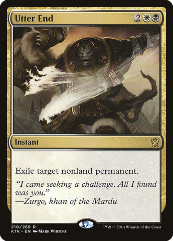 Utter End [Khans of Tarkir] Magic: The Gathering