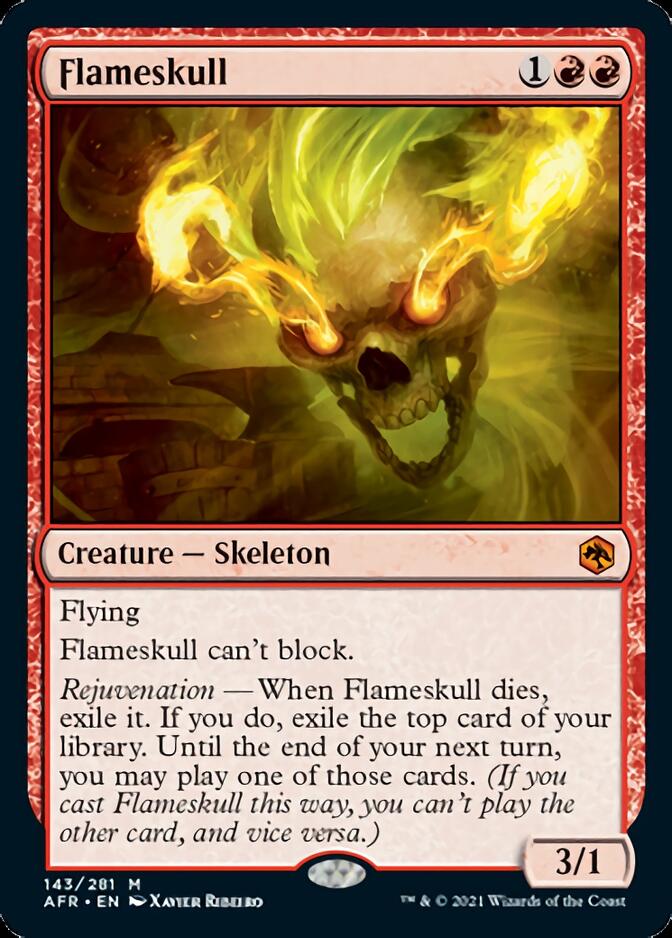 Flameskull [Dungeons & Dragons: Adventures in the Forgotten Realms] Magic: The Gathering