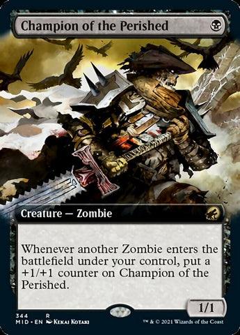 Champion of the Perished (Extended Art) [Innistrad: Midnight Hunt] Magic: The Gathering