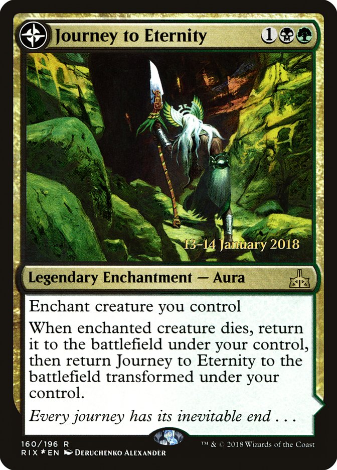 Journey to Eternity // Atzal, Cave of Eternity [Rivals of Ixalan Prerelease Promos] Magic: The Gathering