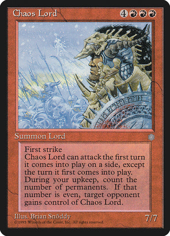 Chaos Lord [Ice Age] Magic: The Gathering
