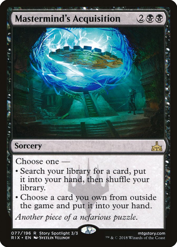 Mastermind's Acquisition [Rivals of Ixalan] Magic: The Gathering