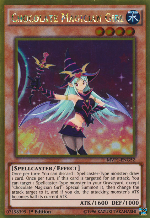 Chocolate Magician Girl [MVP1-ENG52] Gold Rare Yu-Gi-Oh!