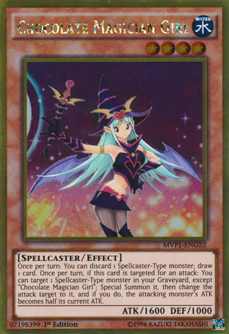 Chocolate Magician Girl [MVP1-ENG52] Gold Rare Yu-Gi-Oh!
