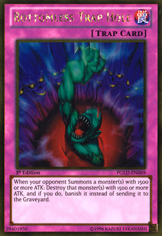 Bottomless Trap Hole [PGLD-EN069] Gold Rare Yu-Gi-Oh!