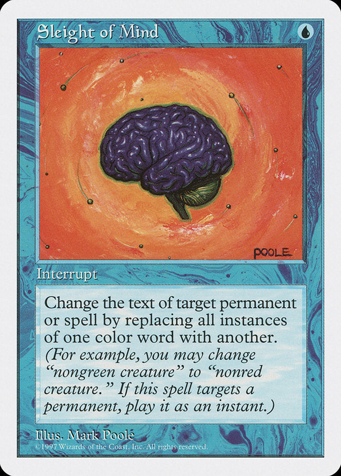 Sleight of Mind [Fifth Edition] Magic: The Gathering
