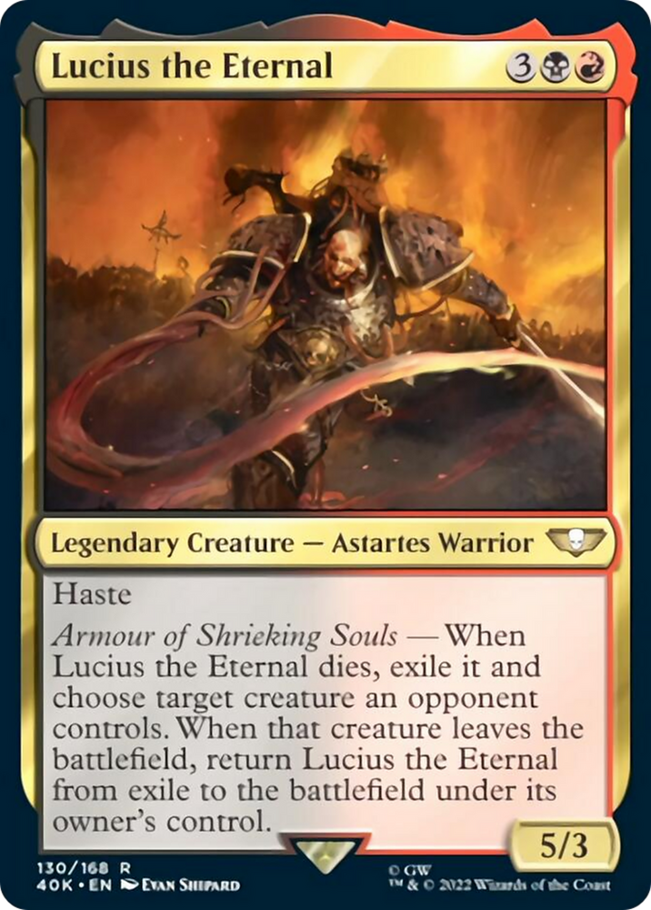 Lucius the Eternal [Warhammer 40,000] Magic: The Gathering
