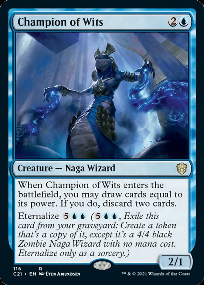 Champion of Wits [Commander 2021] Magic: The Gathering