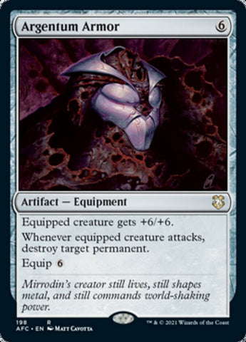 Argentum Armor [Dungeons & Dragons: Adventures in the Forgotten Realms Commander] Magic: The Gathering