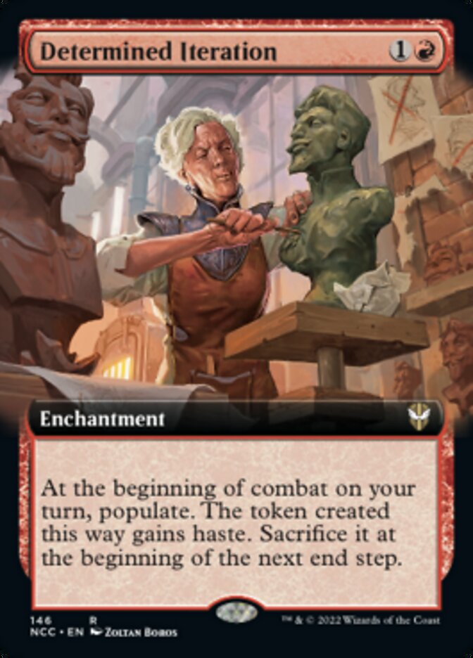 Determined Iteration (Extended Art) [Streets of New Capenna Commander] Magic: The Gathering