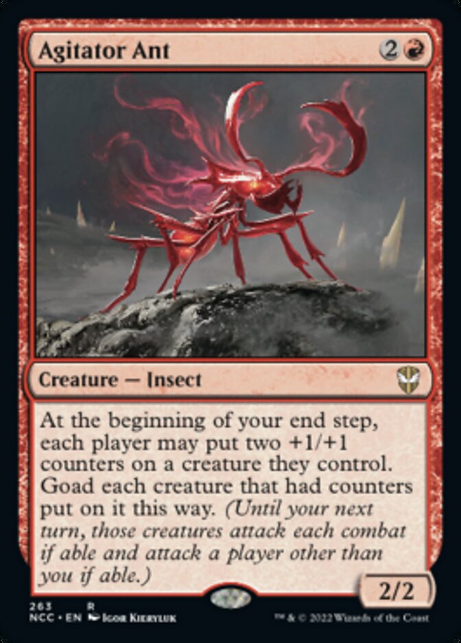 Agitator Ant [Streets of New Capenna Commander] Magic: The Gathering