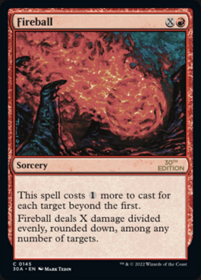 Fireball [30th Anniversary Edition] Magic: The Gathering