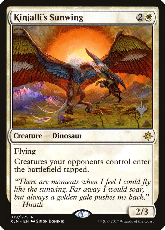Kinjalli's Sunwing (Promo Pack) [Ixalan Promos] Magic: The Gathering