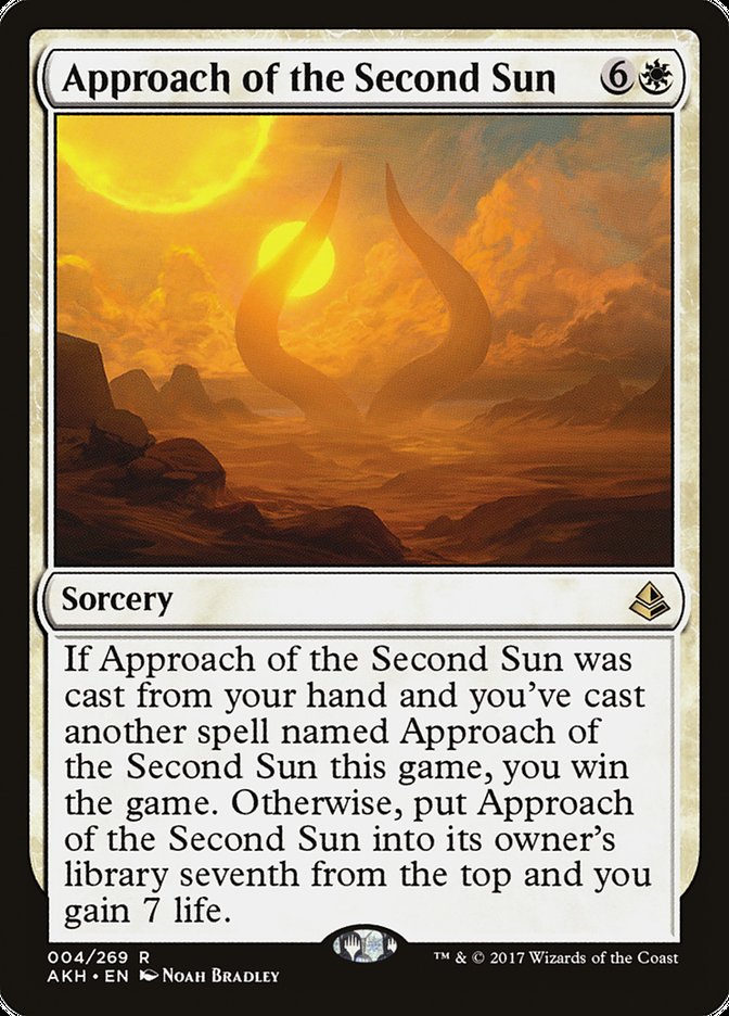 Approach of the Second Sun [Amonkhet] Magic: The Gathering