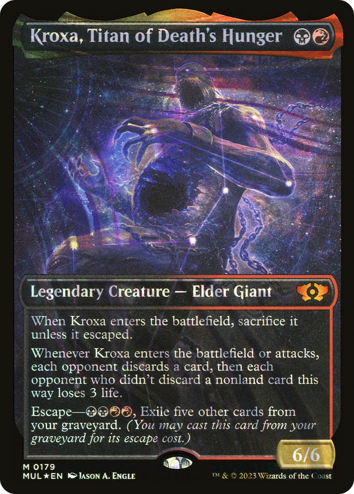 Kroxa, Titan of Death's Hunger (Halo Foil) [Multiverse Legends] Magic: The Gathering