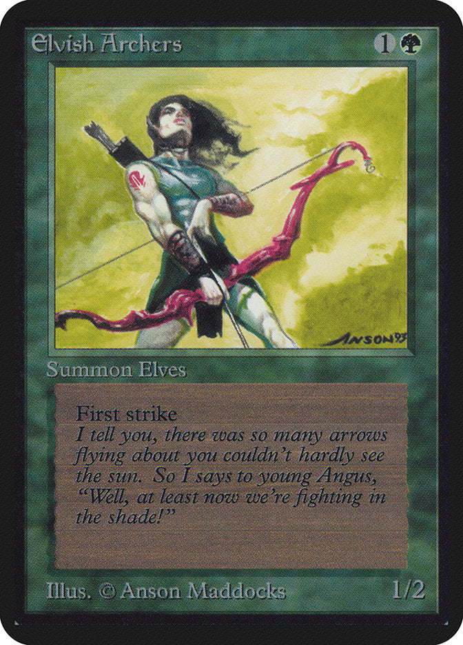 Elvish Archers [Alpha Edition] Magic: The Gathering