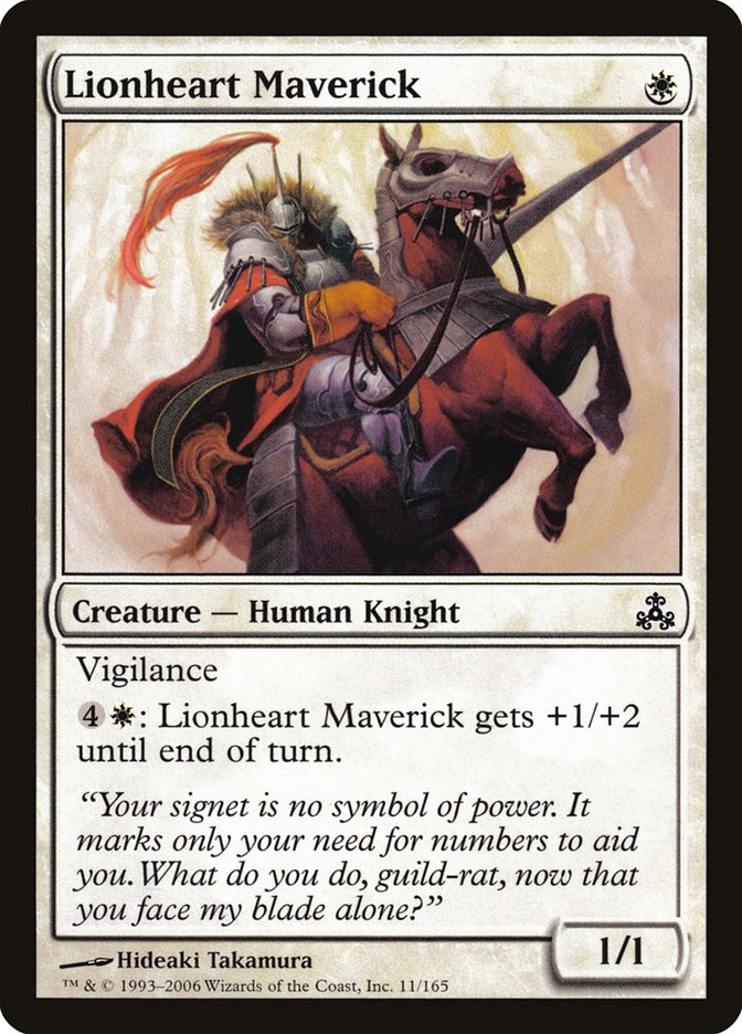 Lionheart Maverick [Guildpact] Magic: The Gathering