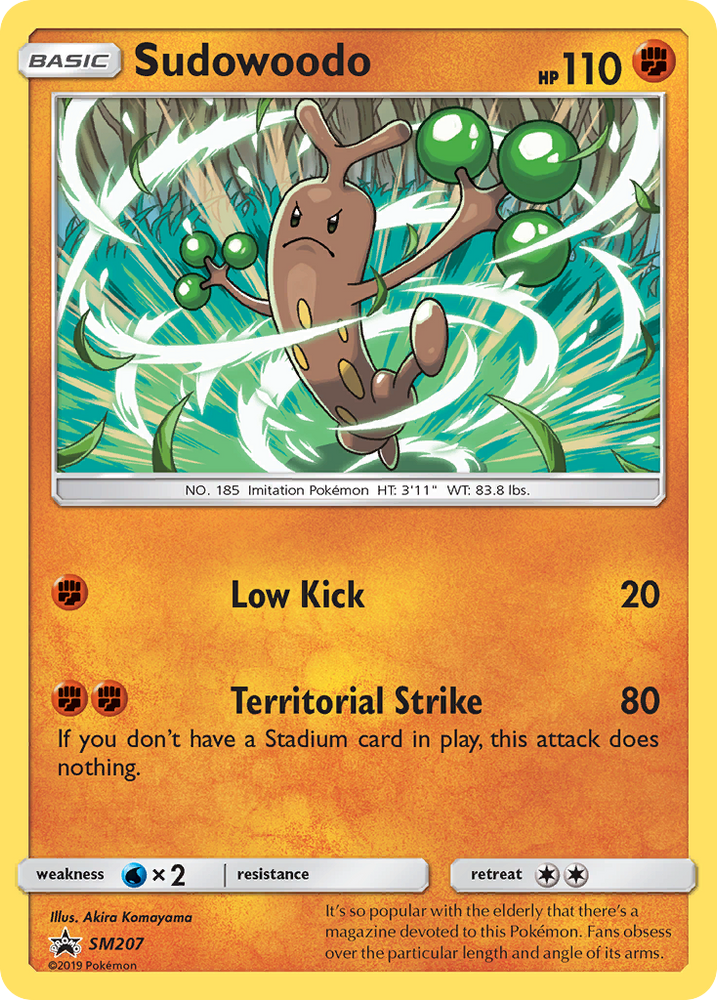 Sudowoodo (SM207) [Sun & Moon: Black Star Promos] Pokémon