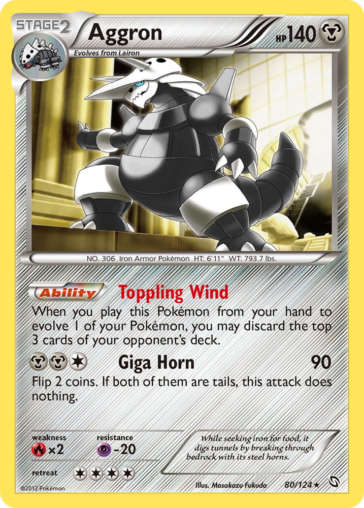Aggron (80/124) [Black & White: Dragons Exalted] Pokémon