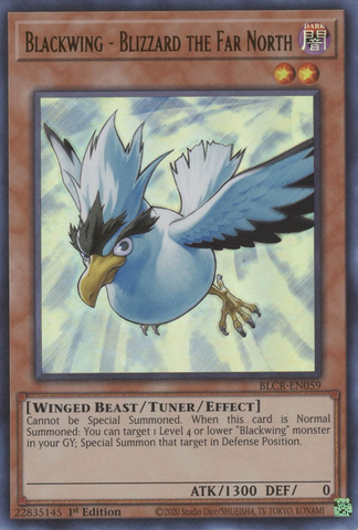 Blackwing - Blizzard the Far North [BLCR-EN059] Ultra Rare Yu-Gi-Oh!