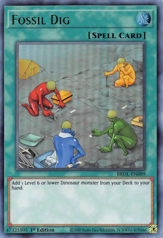 Fossil Dig [BROL-EN089] Ultra Rare Yu-Gi-Oh!