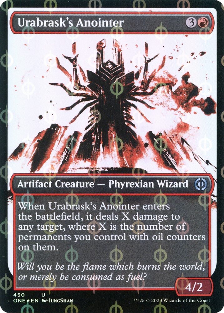 Urabrask's Anointer (Showcase Ichor Step-and-Compleat Foil) [Phyrexia: All Will Be One] Magic: The Gathering