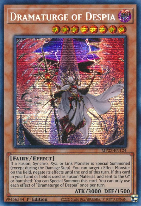 Dramaturge of Despia [MP22-EN124] Prismatic Secret Rare Yu-Gi-Oh!
