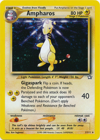 Ampharos (1/111) [Neo Genesis Unlimited] Pokémon