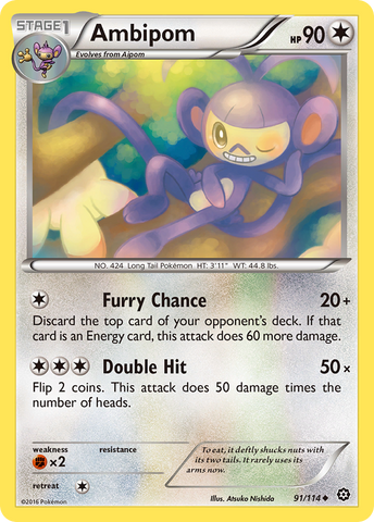 Ambipom (91/114) [XY: Steam Siege] Pokémon