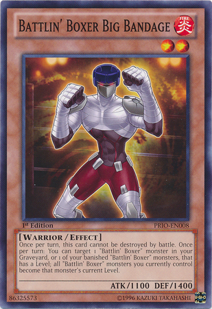 Battlin' Boxer Big Bandage [PRIO-EN008] Common Yu-Gi-Oh!