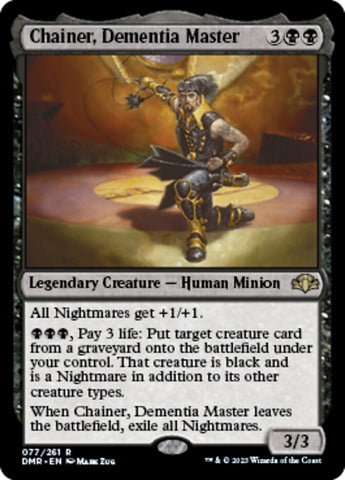 Chainer, Dementia Master [Dominaria Remastered] Magic: The Gathering