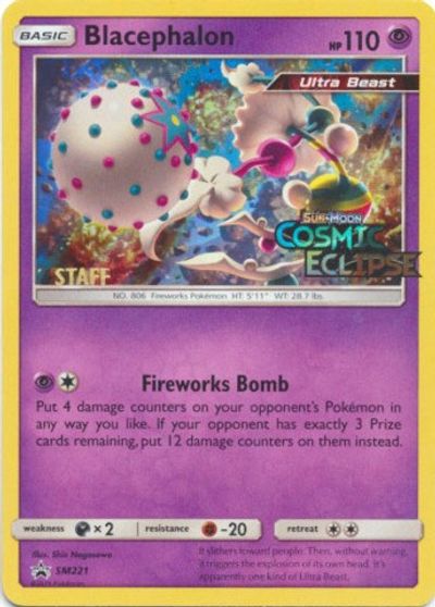 Blacephalon (SM221) (Staff Prerelease Promo) [Sun & Moon: Black Star Promos] Pokémon