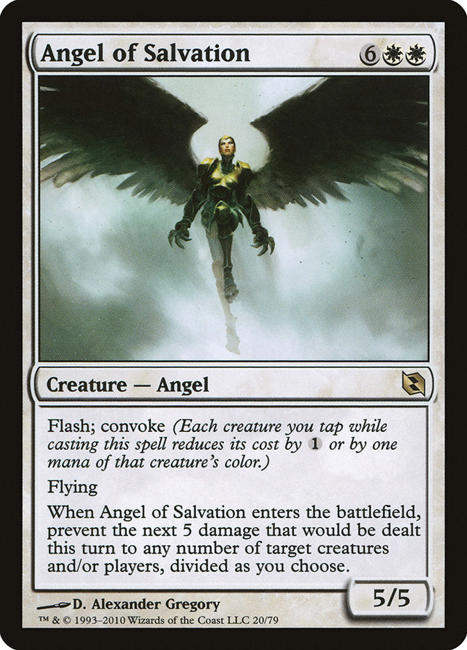 Angel of Salvation [Duel Decks: Elspeth vs. Tezzeret] Magic: The Gathering