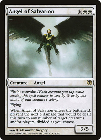 Angel of Salvation [Duel Decks: Elspeth vs. Tezzeret] Magic: The Gathering