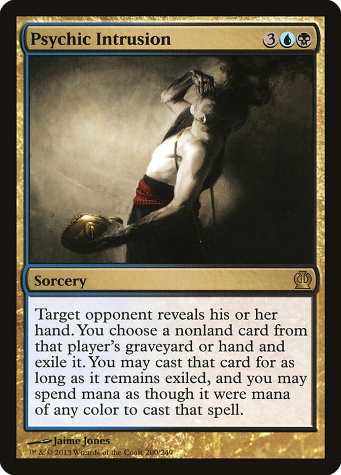 Psychic Intrusion [Theros] Magic: The Gathering