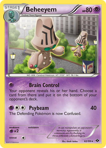 Beheeyem (62/99) [Black & White: Next Destinies] Pokémon