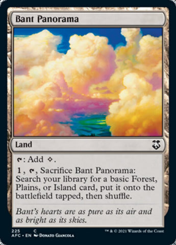 Bant Panorama [Dungeons & Dragons: Adventures in the Forgotten Realms Commander] Magic: The Gathering